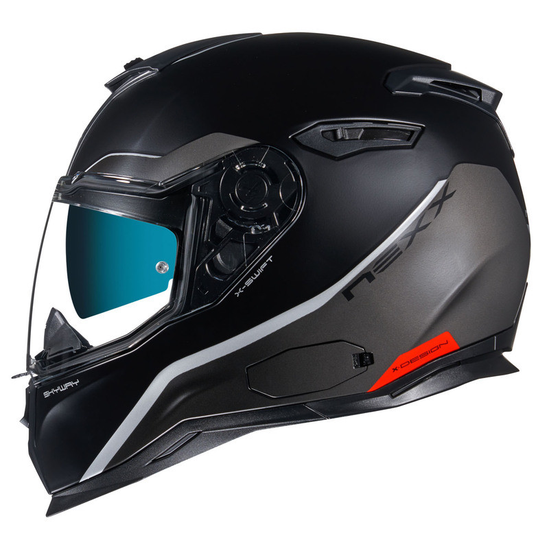 Nexx SX100 Skyway Black Gray Helmet