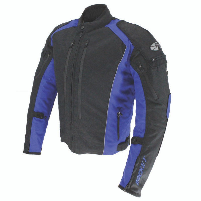 Joe Rocket Turbulent Black Blue Jacket
