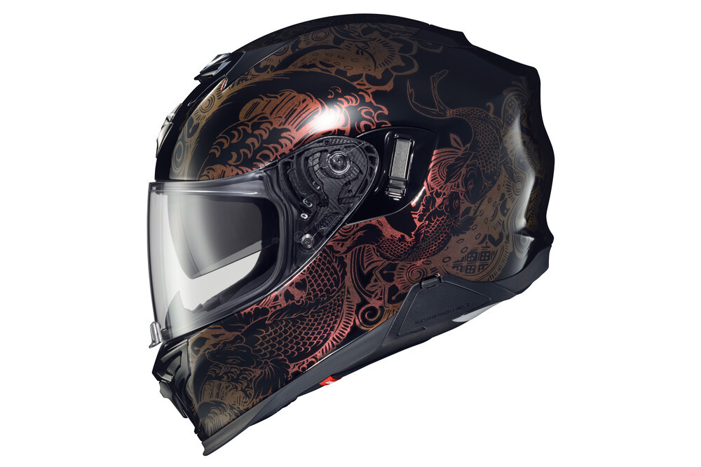 Scorpion EXO-T520 Nama Sushi Black Chameleon Helmet - Speed Addicts