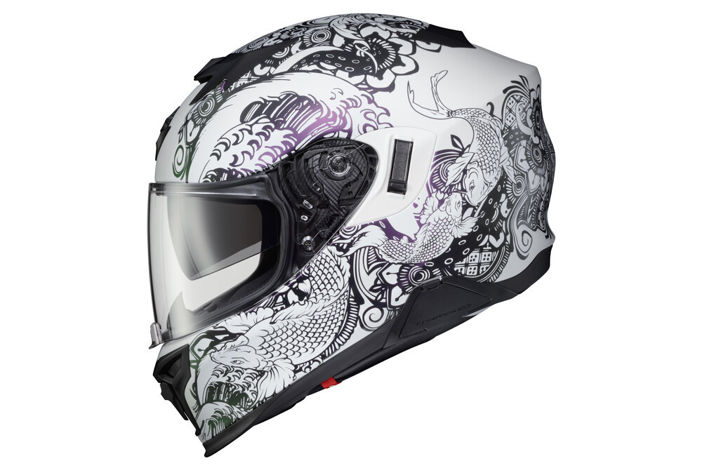 Scorpion EXO-T520 Nama Sushi White Chameleon Helmet - Speed Addicts