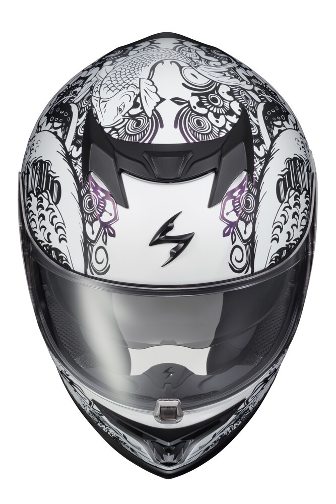 Scorpion EXO-T520 Nama Sushi White Chameleon Helmet - Speed Addicts