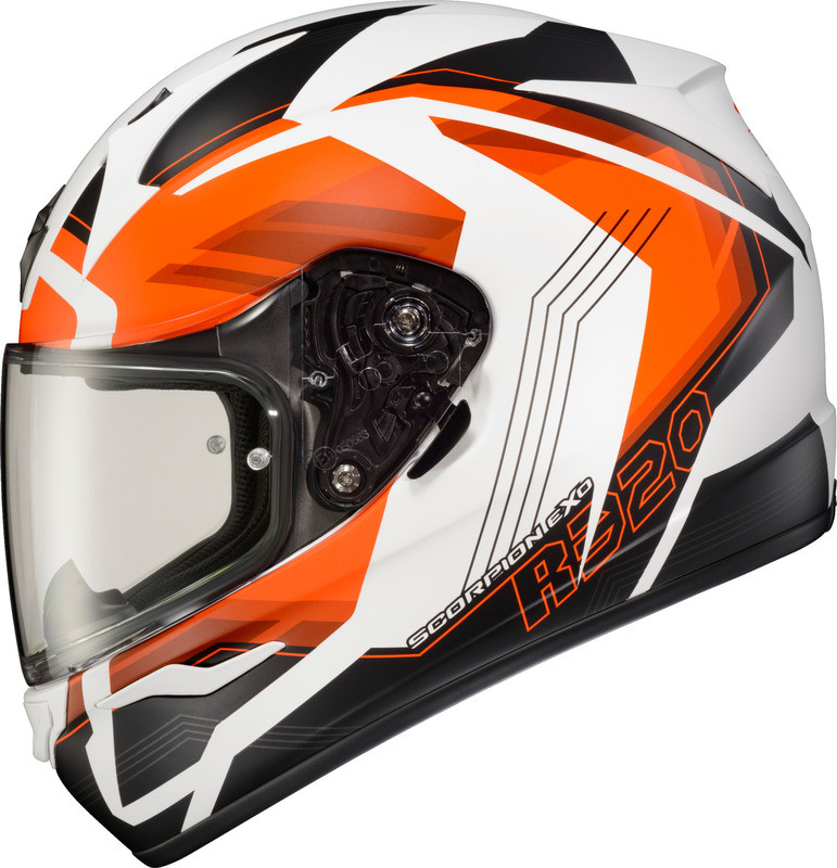 Scorpion EXO-R320 Hudson Orange Helmet