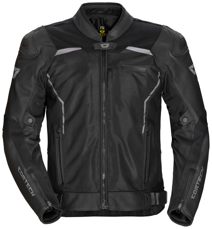Cortech Vader Leather Black Jacket