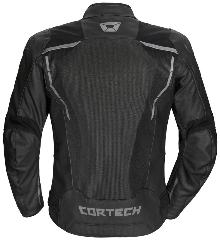 Cortech Vader Leather Black Jacket