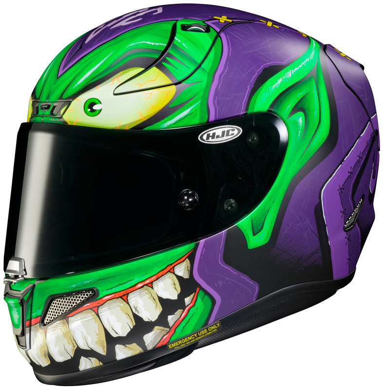 HJC Rpha 11 Green Goblin MC-48SF Helmet