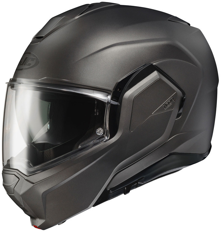 HJC i100 Matte Titanium Modular Helmet - Speed Addicts
