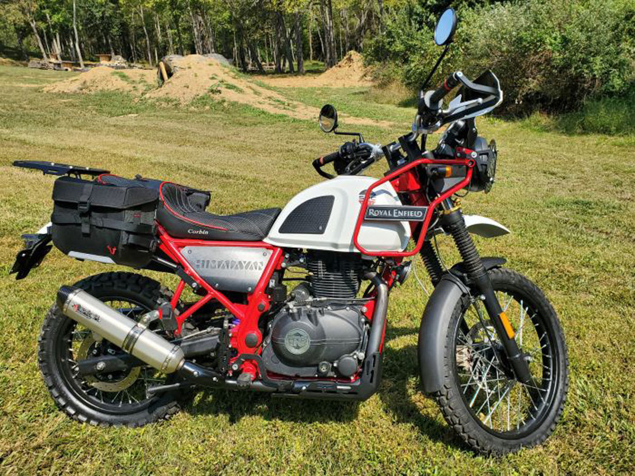 TechSpec Snake Skin Gripster Tank Grip for Royal Enfield