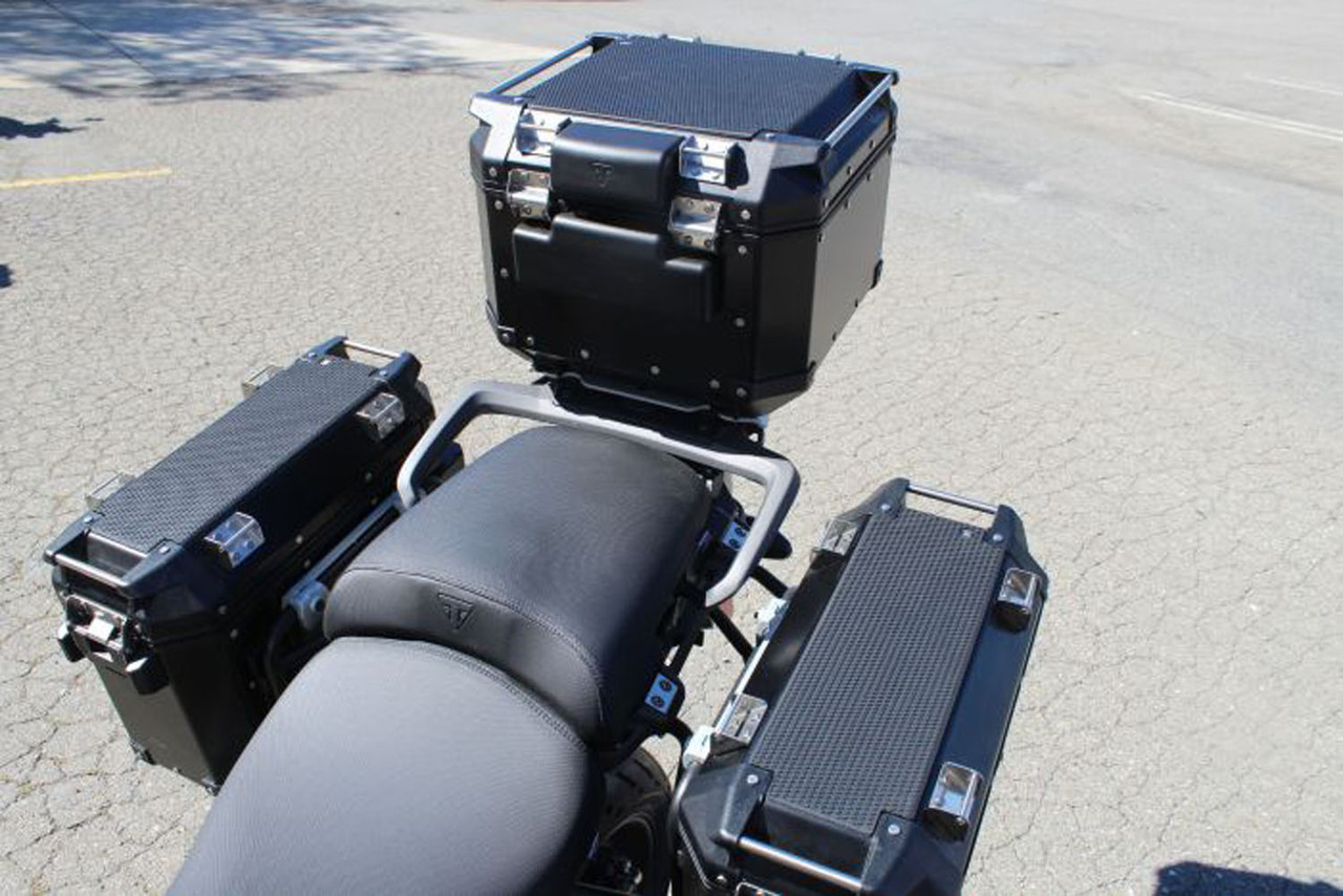 TechSpec Snake Skin Pannier Guards Covers for Triumph/Givi L/R 37ltr Cases Kit