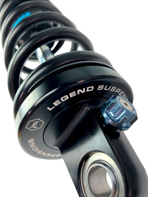 Legend Suspension REVO ARC Remote Reservoir Heavy-Duty Shocks Harley Touring 14" '14-'22 - 1310-1889