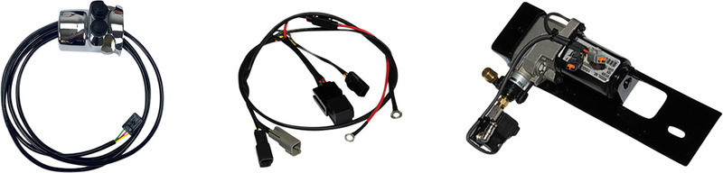 Legend Suspension AIR-A Adjustable AIR Shocks W/ Chrome Handlebar Control Harley  FLTRX/U '15-'22 - 1311-0158