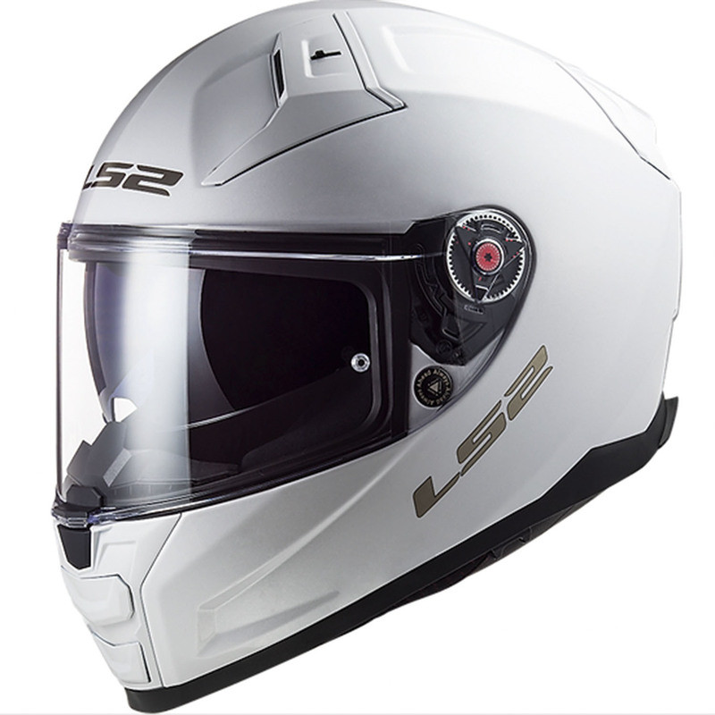 LS2 Citation II Solid Gloss white Helmet