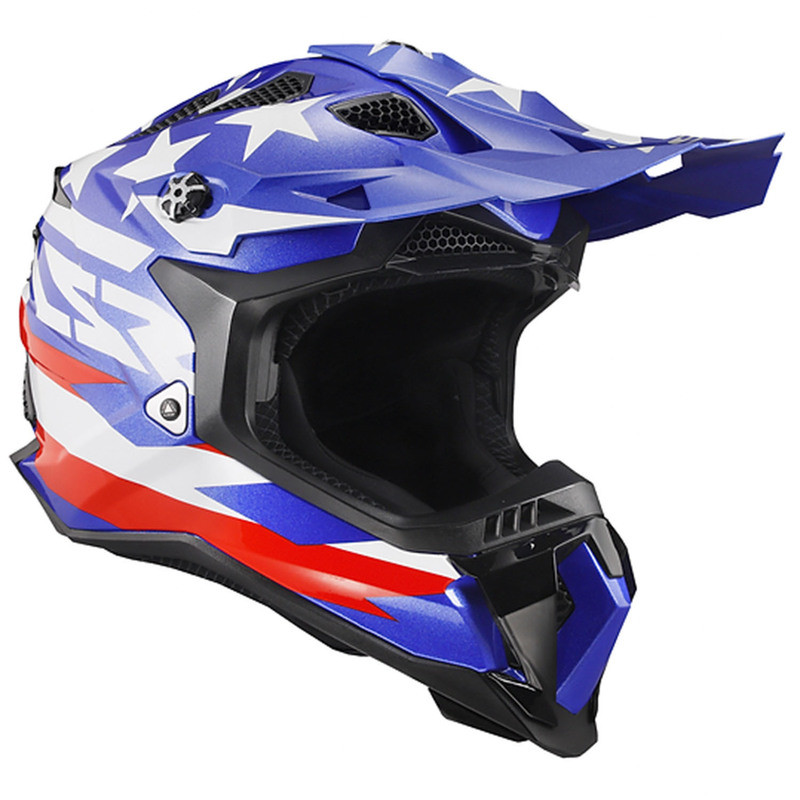 LS2 Subverter Evo United Red White Blue Helmet