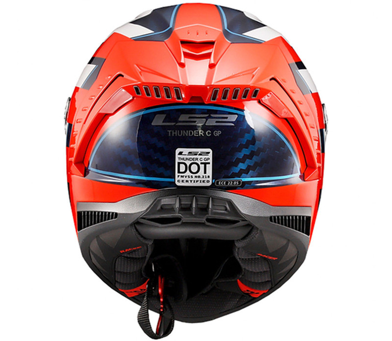 LS2 Thunder C Alliance Red White Blue Helmet