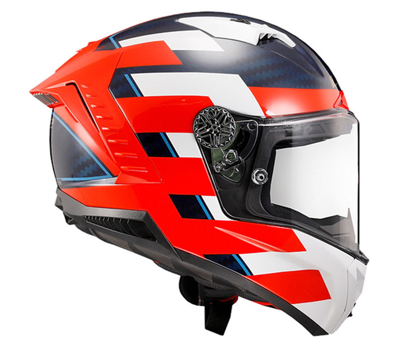 LS2 Thunder C Alliance Red White Blue Helmet
