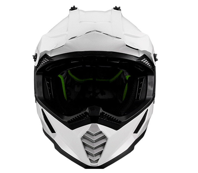 LS2 Gate Solid Gloss White Helmet