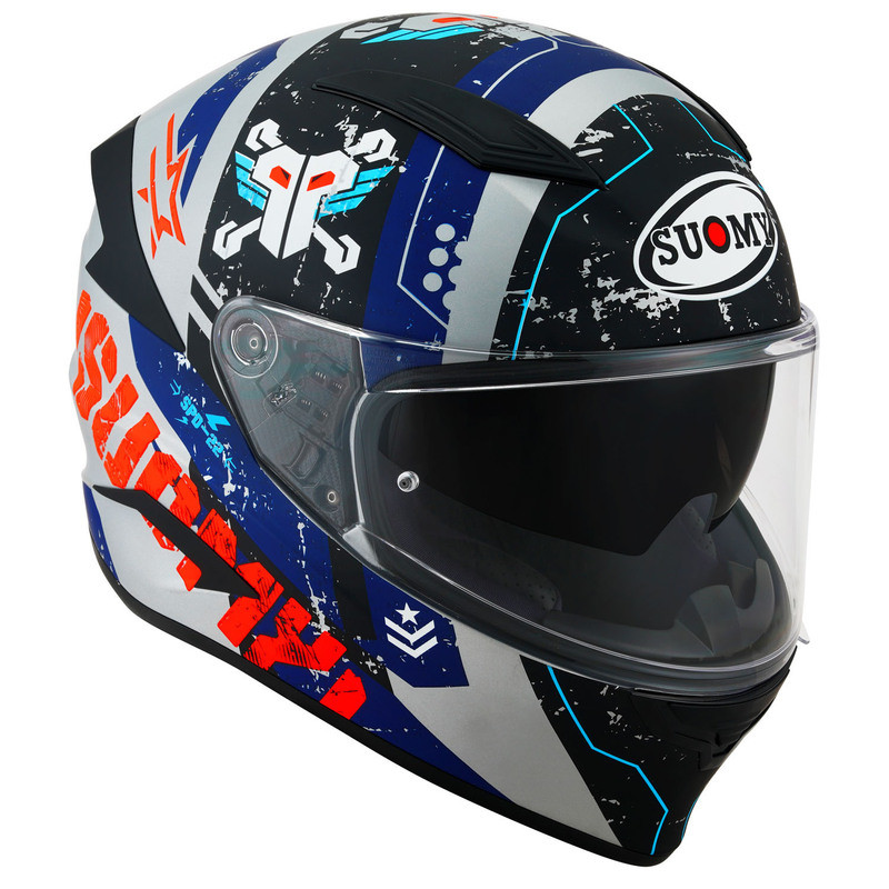 Suomy Speedstar Tactic Matte Silver Helmet