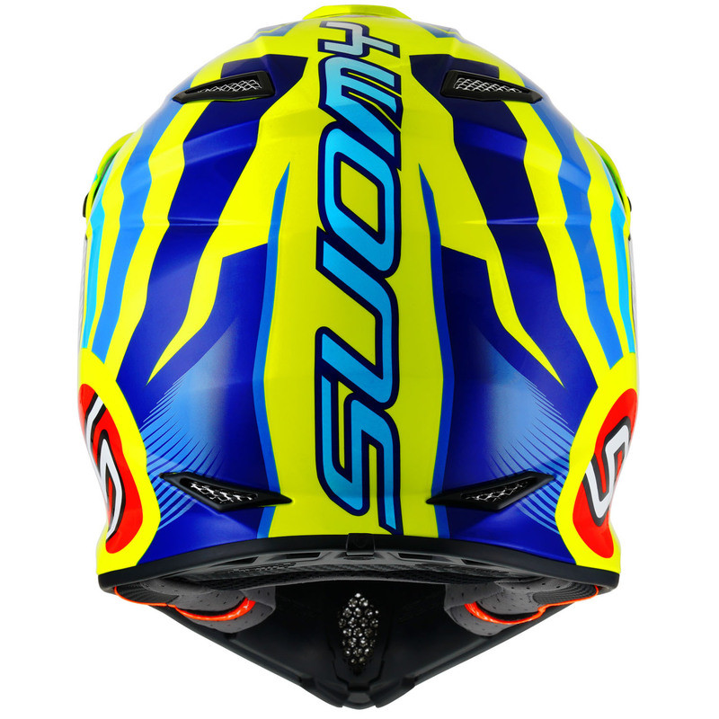 Suomy MX Speed Pro Forward Blue Yellow Helmet