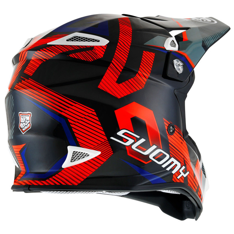 Suomy MX Jump Unleashed Black Red White Helmet