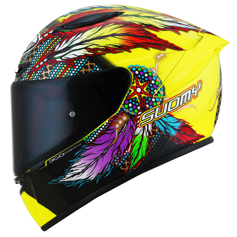 Suomy Track-1 Chieftain Yellow Helmet - Speed Addicts