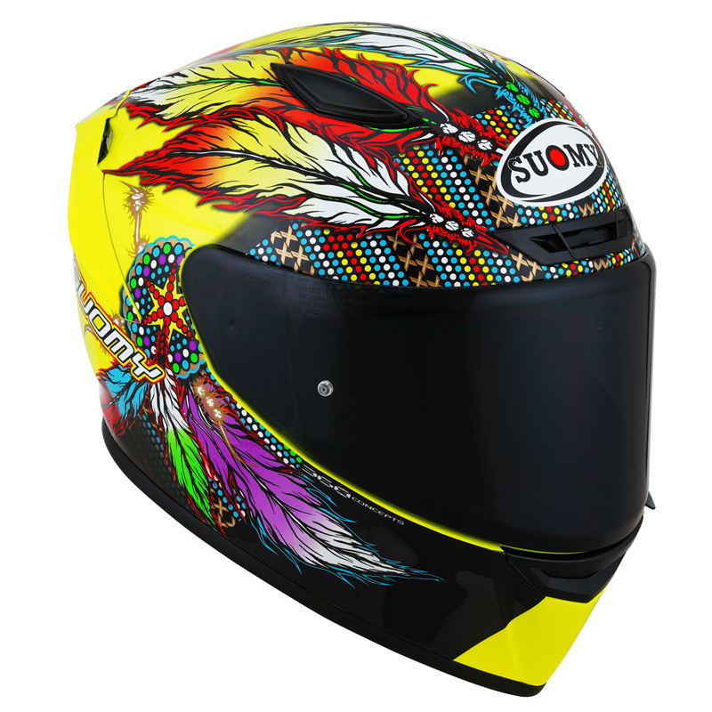 Suomy Track-1 Chieftain Yellow Helmet - Speed Addicts