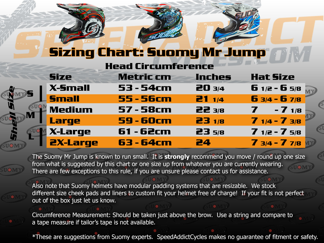 Suomy MX Jump Unleashed Cyan Yellow Gray Helmet