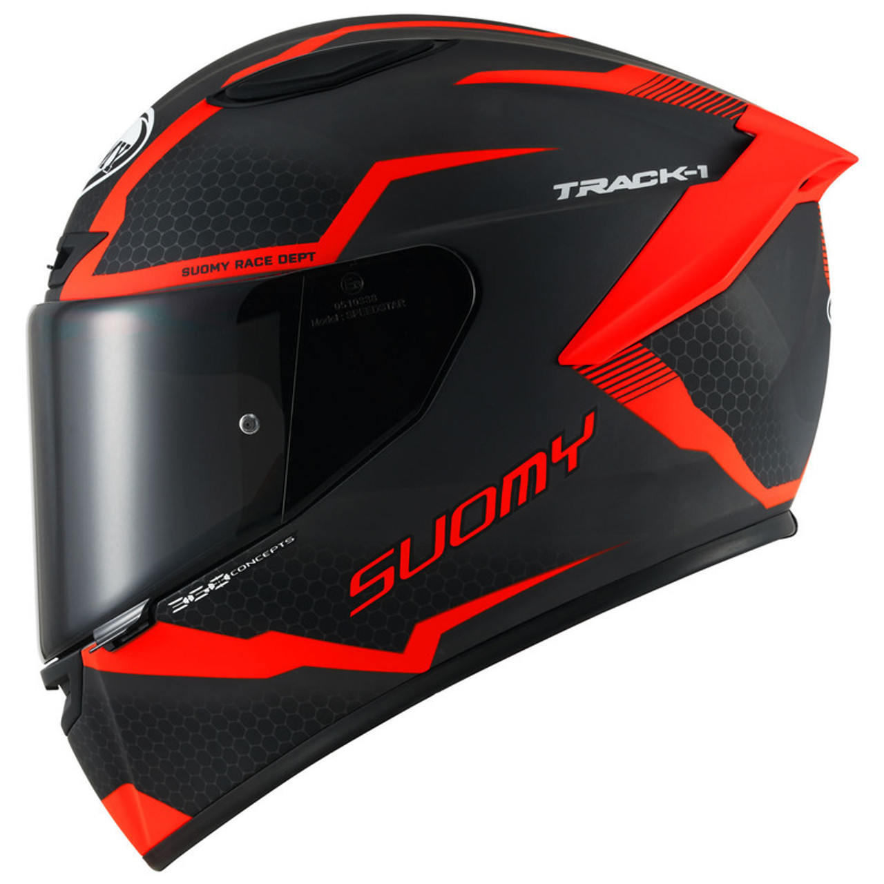 Suomy Track-1 Reaction Matte Anthracite Helmet