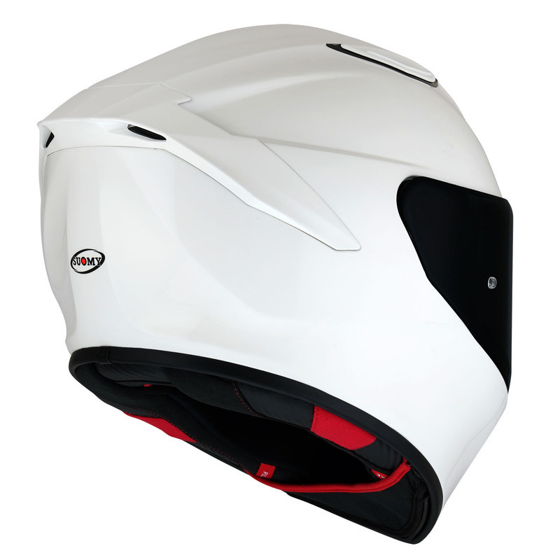 Suomy Track-1 Solid White Helmet