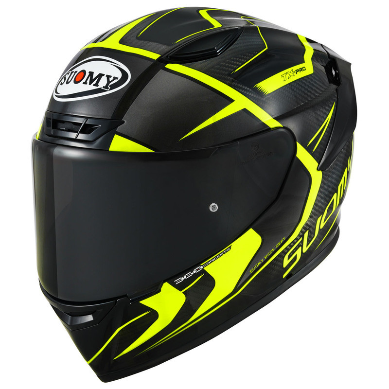 Suomy TX-PRO Carbon Advance Yellow Gloss Helmet