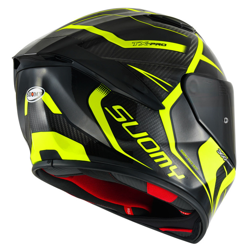 Suomy TX-PRO Carbon Advance Yellow Gloss Helmet