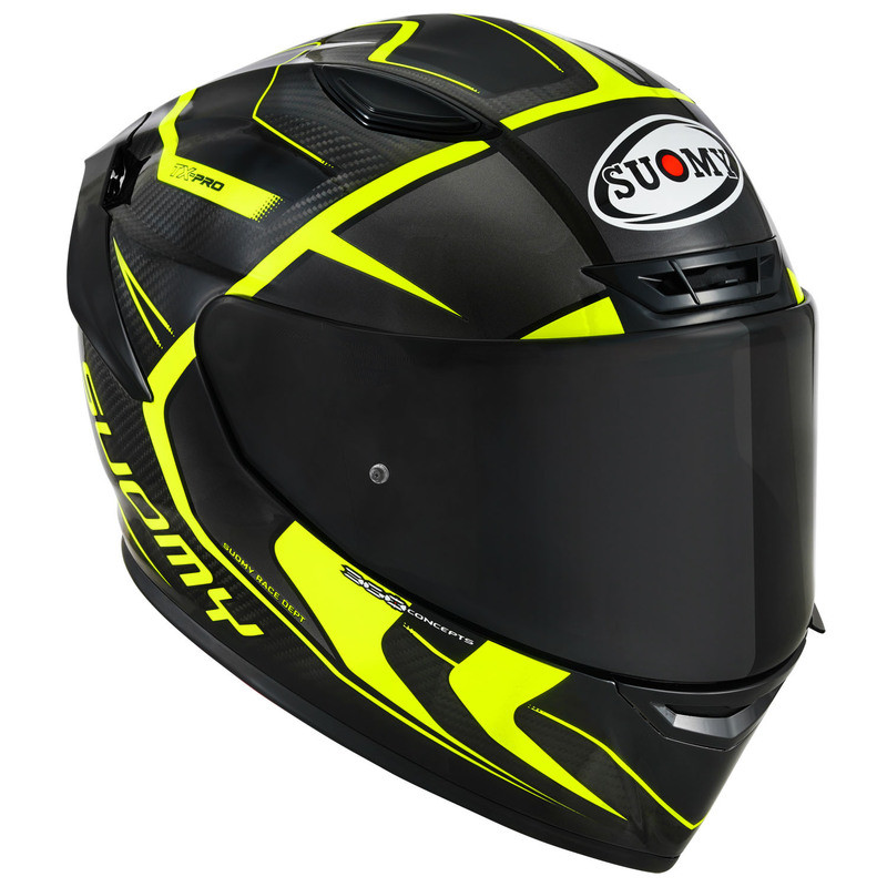 Suomy TX-PRO Carbon Advance Yellow Gloss Helmet