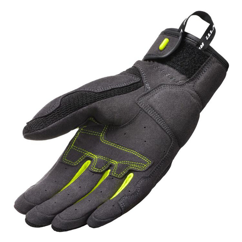 REV'IT! Volcano Black Neon Yellow Gloves