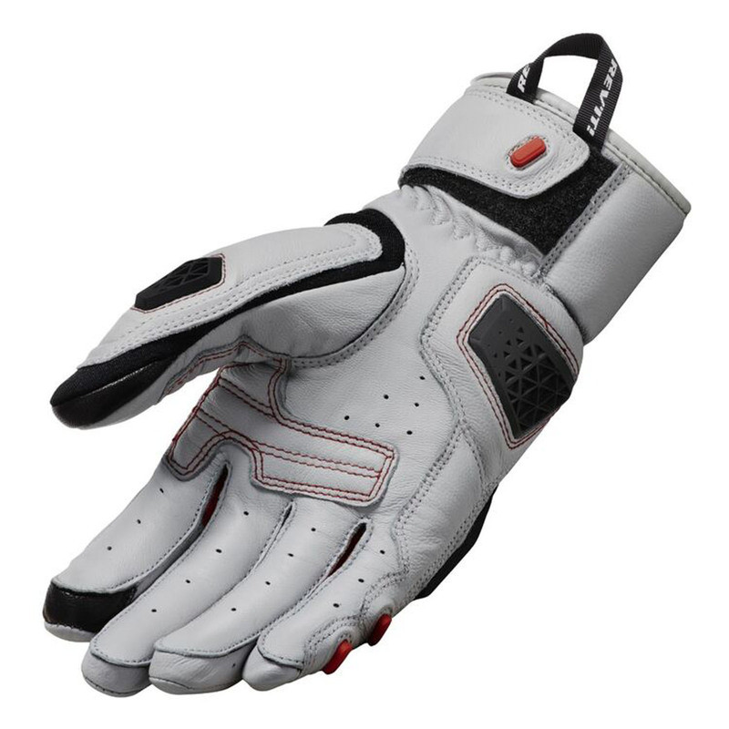 REV'IT! Sand 4 Light Grey Black Gloves