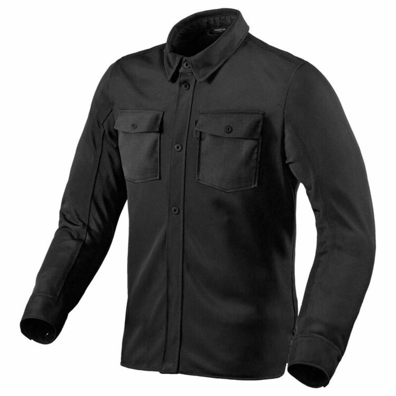 REV'IT! Tracer Air 2 Black Overshirt