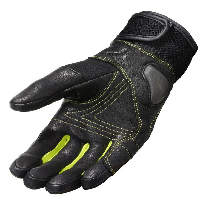 REV'IT! Metric Black Neon Yellow Gloves