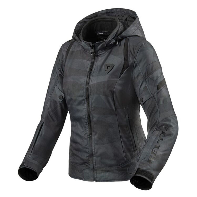 REV'IT! Flare 2 Ladies Camo Black Grey Jacket