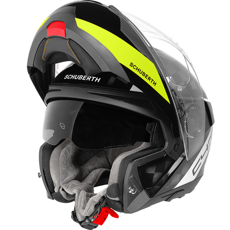 Schuberth C4 Pro Carbon Avio Yellow 3k Helmet