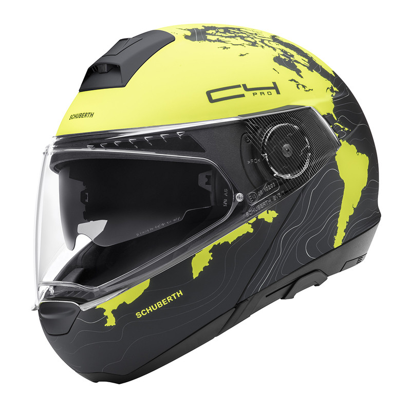 Schuberth C4 Pro Magnitudo Yellow Helmet - Speed Addicts