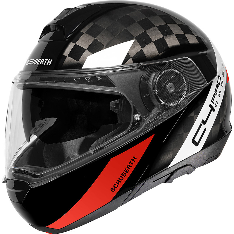 Schuberth C4 Pro Carbon Avio Red 3k Helmet - Speed Addicts