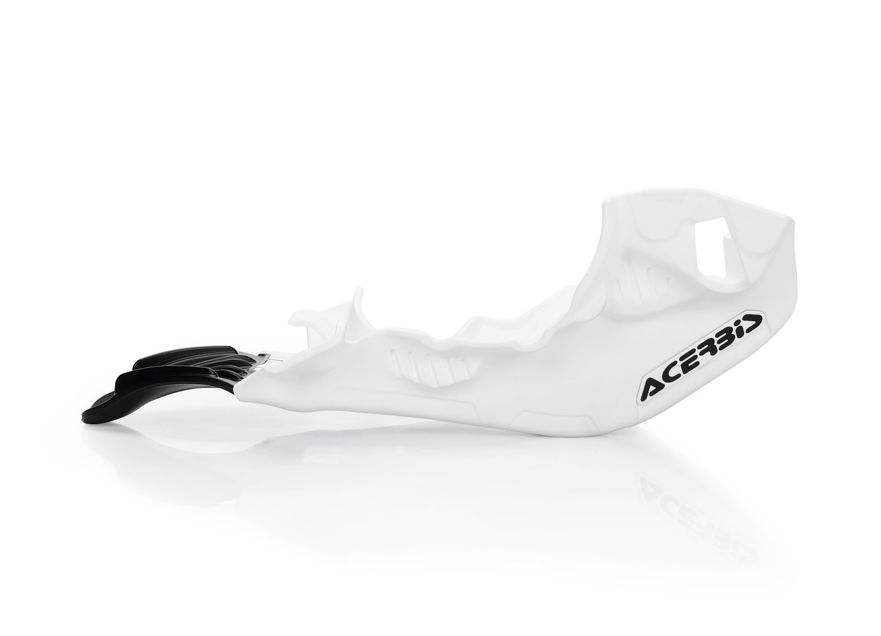 Acerbis Skid Plate W/Linkage Guard White/Black 2791671035 Speed Addicts