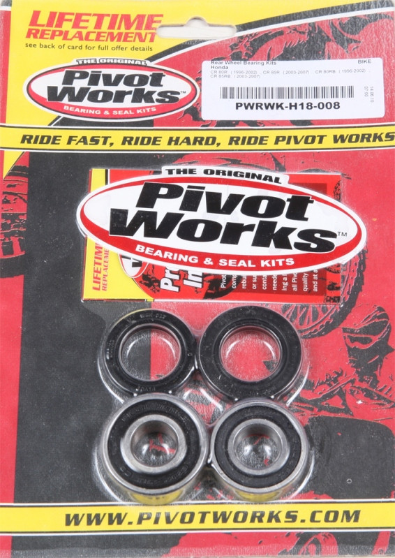 Pivot Works Rear Wheel Bearing Kit - PWRWK-H18-008