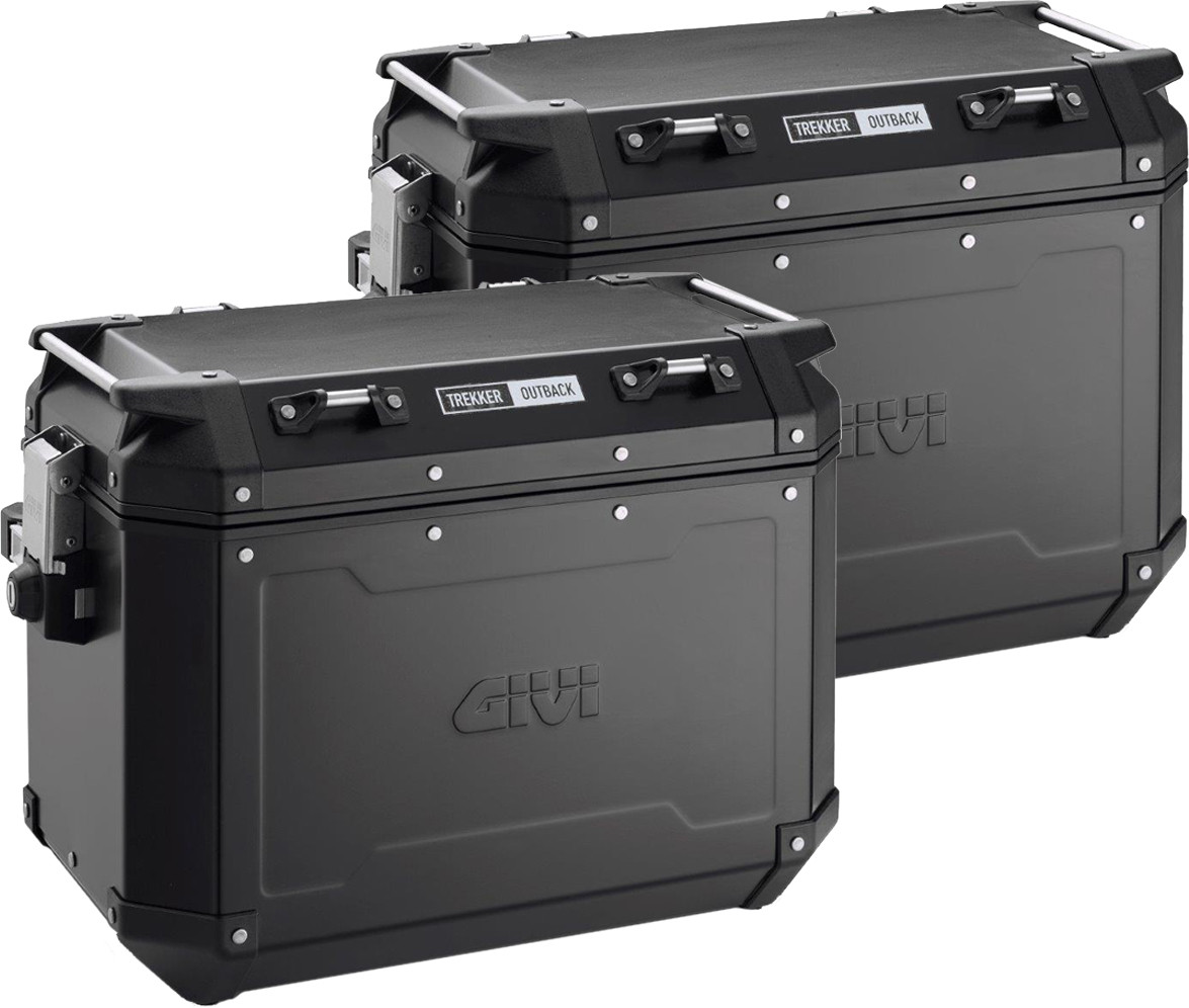 Givi Obkn48b Outback Side Cases L&R 48 Liter Black - OBKN48BPACK2A