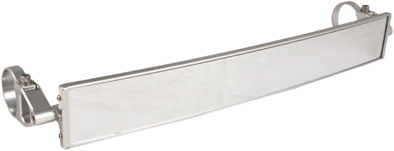 Axia 17" Wide Panoramic Rearview Mirror Chrome W/ No Arms - MODPRVMNA-C