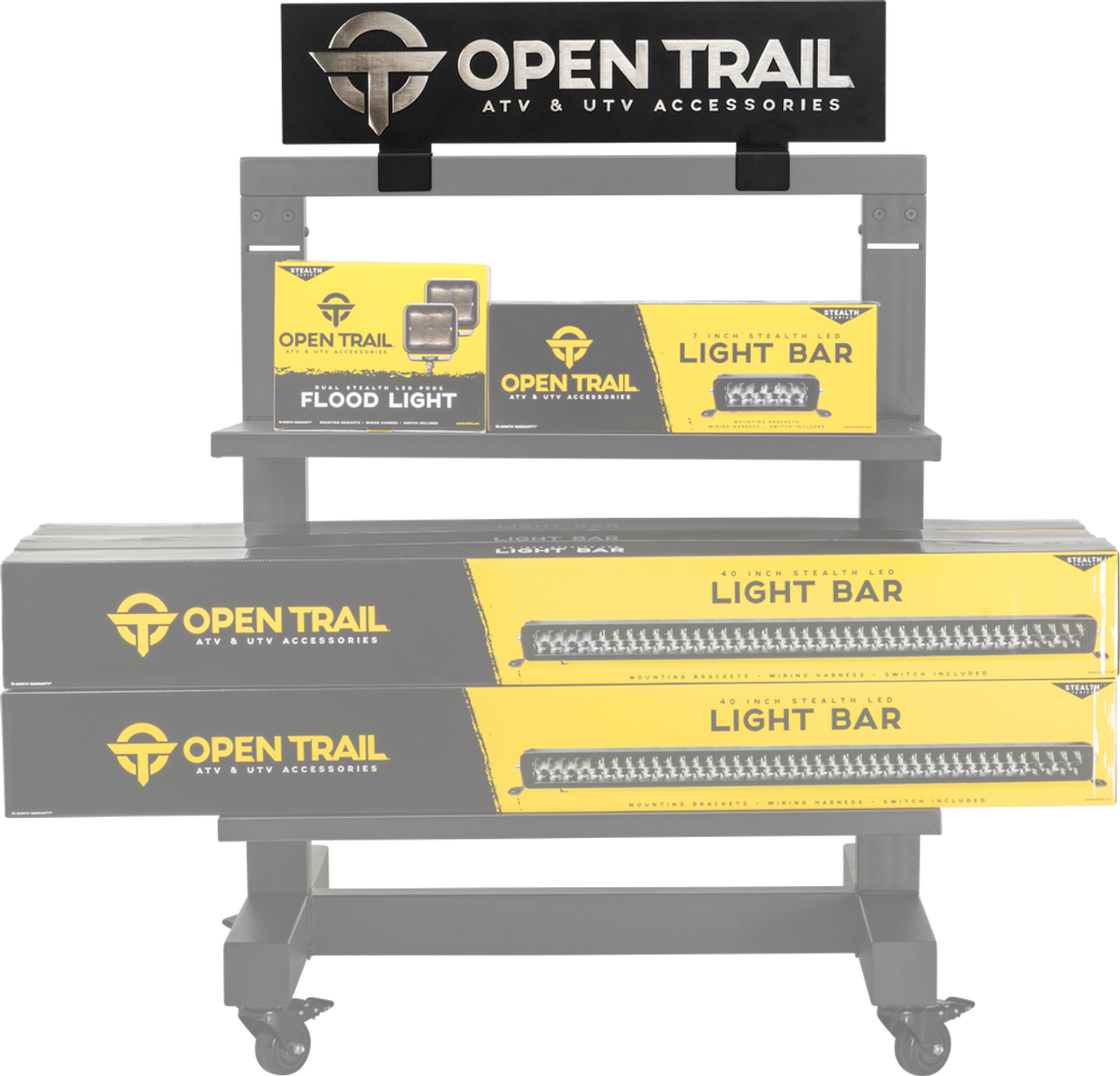 Open Trail Battery Display Open Trail Header - 30" HEADER OPEN TRAI