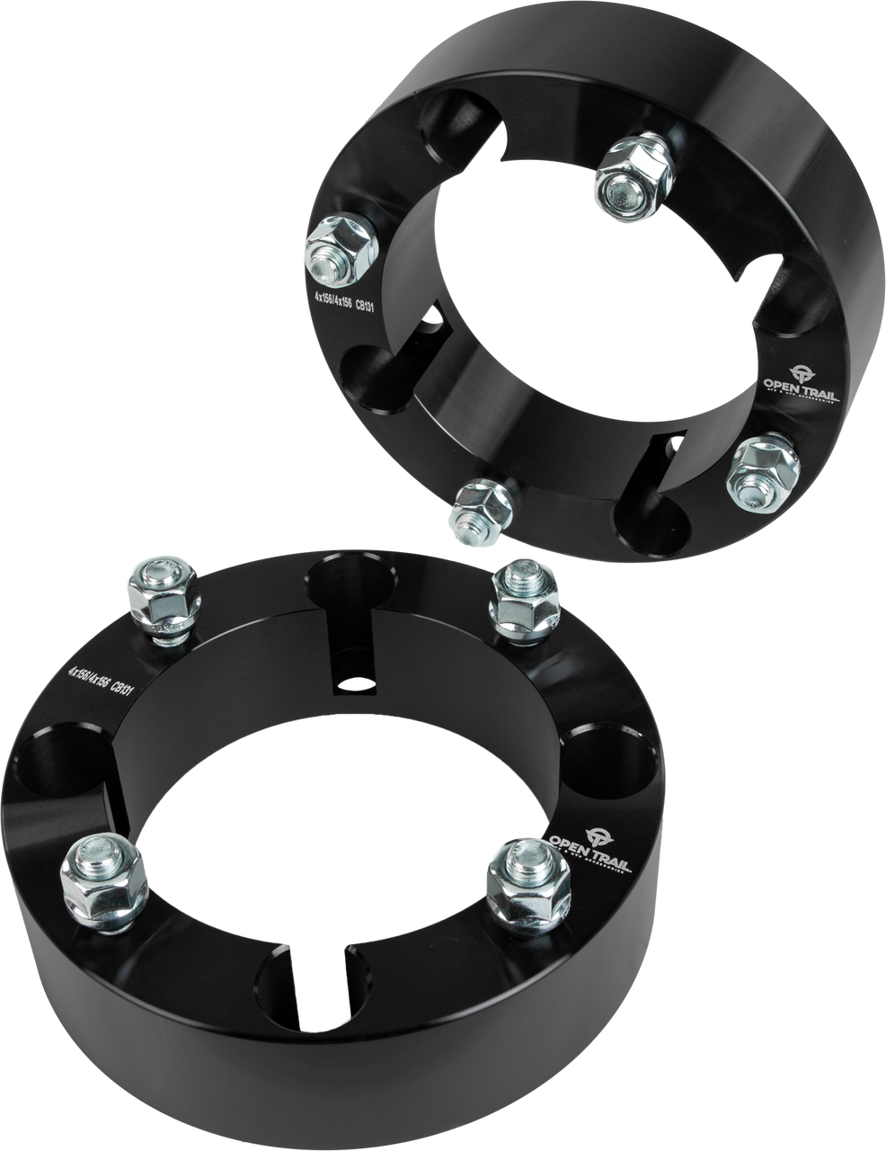 Open Trail Wheel Spacer 2" 4/156 Stud: 12Mm X 1.5Mm - AC-06661-8BK