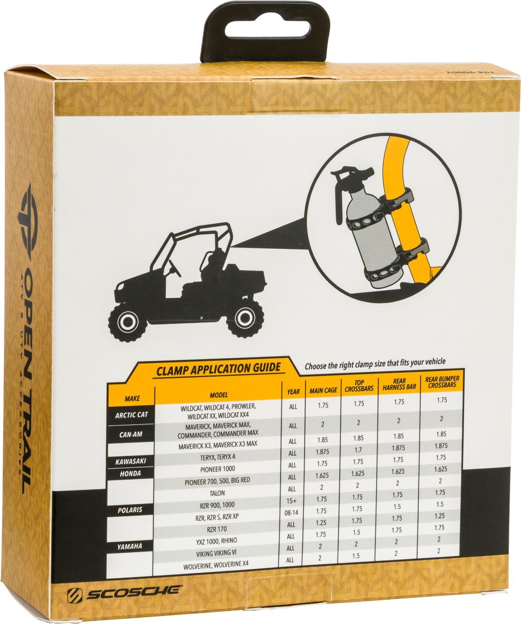 Open Trail Fire Extinguisher Mount- 2 Pack - PSUFE