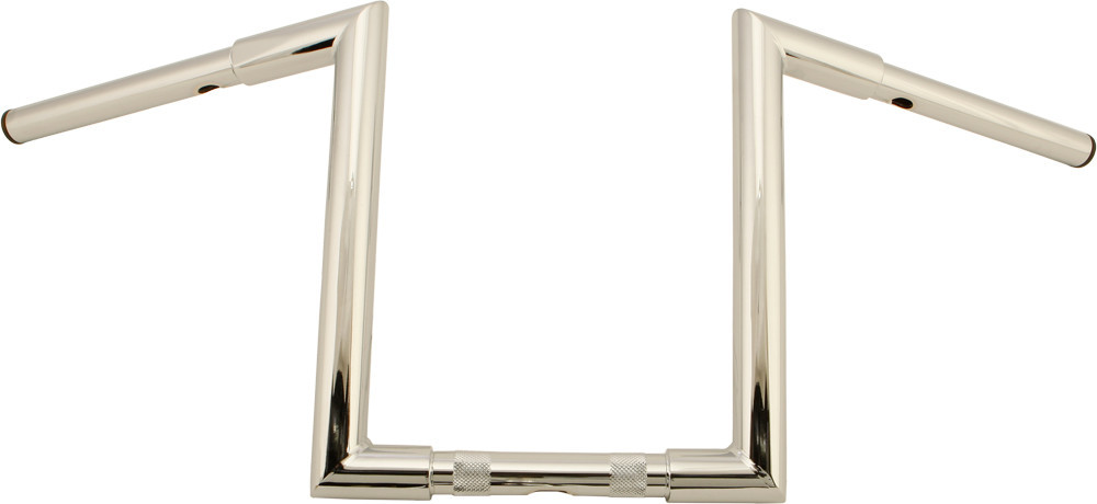 Harddrive H-Bar Z-Bar 1 1/4" Knurl 82-Up 31.5W 12"Rise Chrome - 21-356