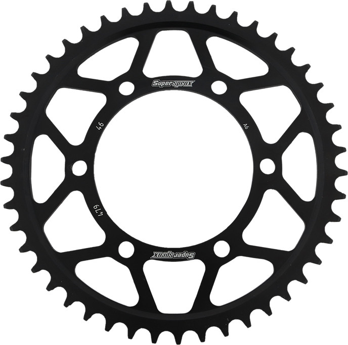 Supersprox Rear Sprocket Steel 46T-530 Blk Yam - RFE-479-46-BLK