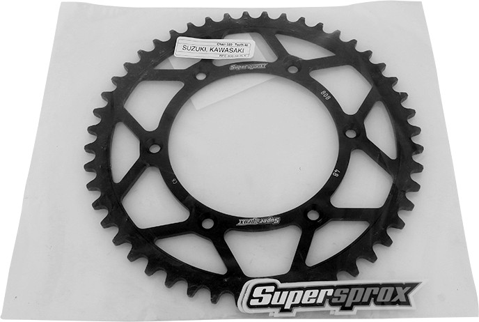 Supersprox Rear Sprocket Steel 48T-520 Blk Suz - RFE-808-48-BLK