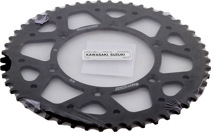 Supersprox Rear Sprocket Steel 52T-520 Blk Kaw/Suz - RFE-808-52-BLK