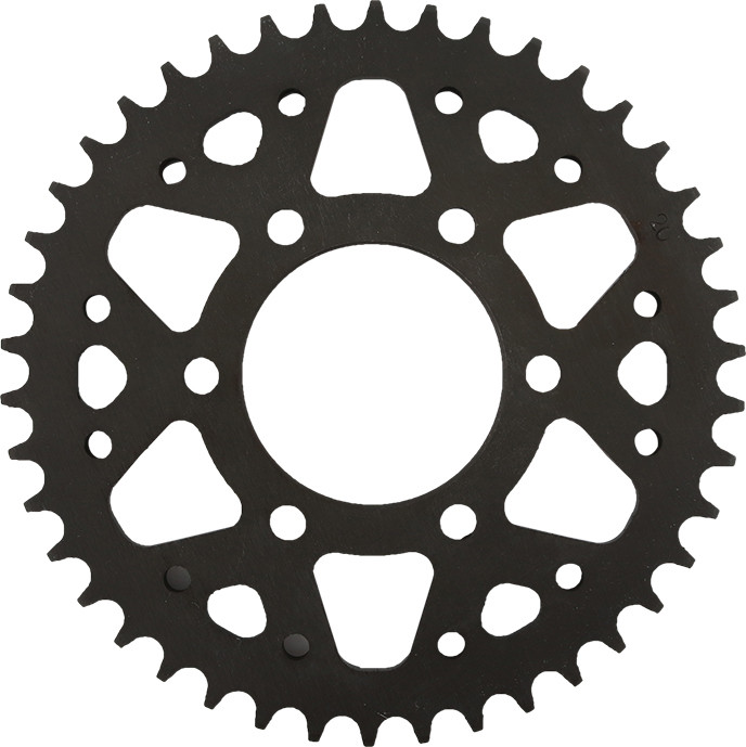 Supersprox Rear Sprocket Steel 42T-530 Blk Suz - RFE-816-42-BLK
